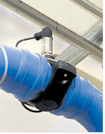 Ein auf der Vakuumleitung installierter Sensor greift den tatsächlich benötigten Bedarf ab und gibt diesen an die Steuereinheit weiter.