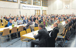Volles Haus bei der Mitgliederversammlung des Maschinenring Ulm-Heidenheim.