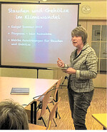 Nicole Schramm bei ihrem Vortrag.