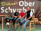 Podiumsdiskussion auf der Oberschwabenschau 2025 mit (v. r. Franz Schnberger, Vorsitzender Bauernverband Allgu-Oberschwaben; Simon Cordella, Allgu Automation; Dr. Hansjrg Nubaumer, LAZBW Aulendorf, und Norman Rieker, DEULA in Kirchheim/Teck.