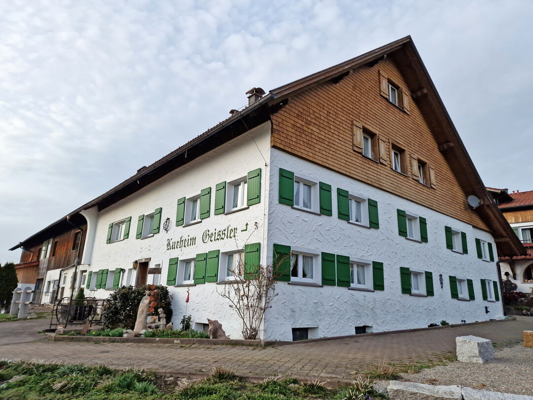 Das Kurheim Geissler in Oberstaufen.