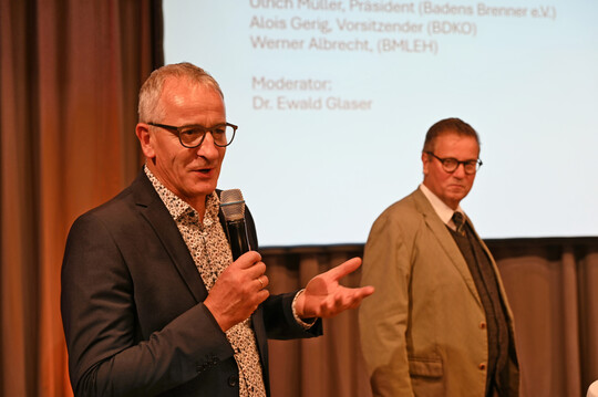 Ulrich Müller, der Vorsitzende von Badens Brennern.