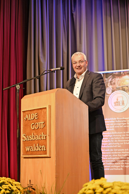 Michael Falk stellte sich bei der Mitgliederversammlung als neuer Geschäftsführer von Badens Brennern vor.