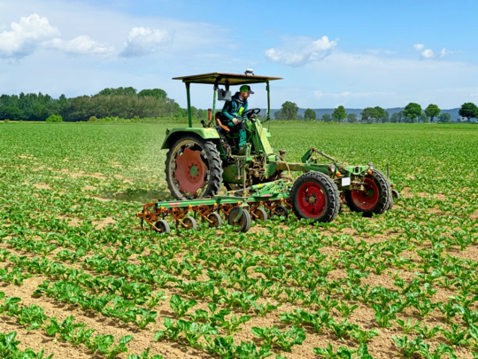 Das Lenksystem Cropster Guide lsst sich auch auf lteren Fahrzeugen nachrsten.
