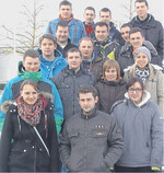 Die Fachschüler aus Herrenberg während ihres Kurses in Hohebuch.