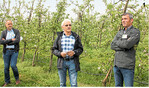 Unter dem Motto: Was uns allen blüht" machten v. r. Fritz-Martin Mozer, Fritz Gebert und Friedhelm Weckert in Zweiflingen-Pfahlbach auf die aktuelle Situation im Obstbau aufmerksam.