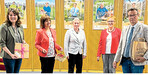 Die Landfrauenpräsidentinnen im Landwirtschaftsministerium: von rechts: Minister Peter Hauk, Marie-Luise Linckh, Silvia Tappe, Rosa Karcher und Juliane Vees.