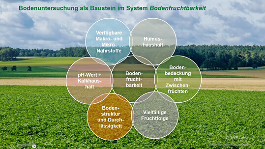 Bodenuntersuchung als Baustein im System Bodenfruchtbarkeit.
