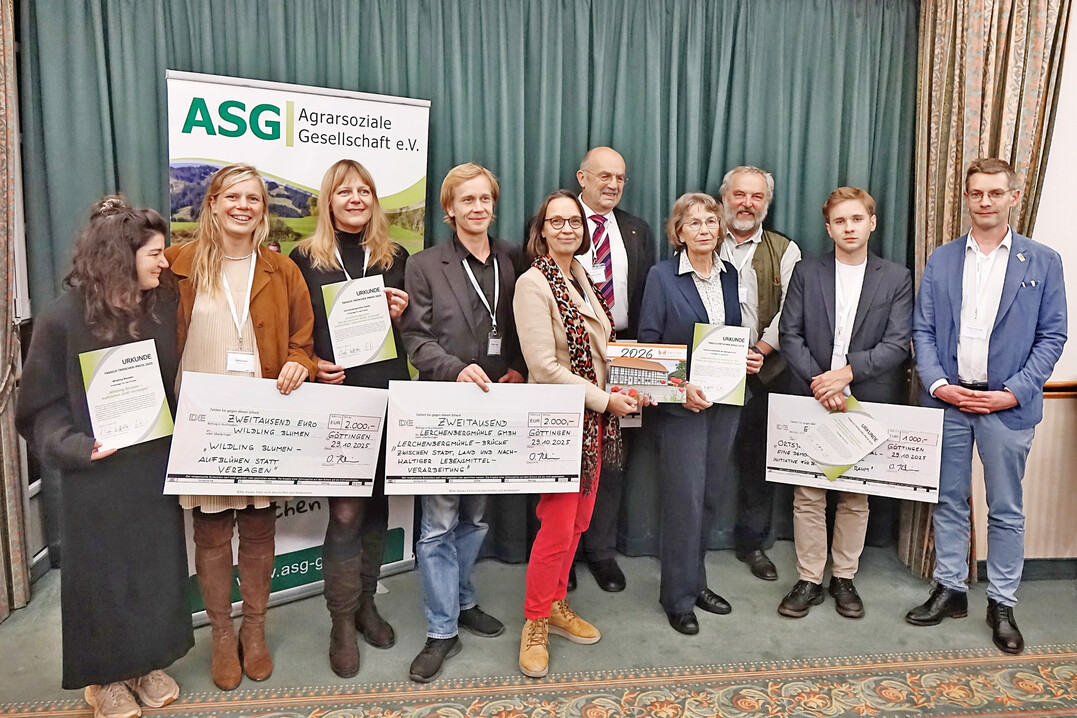 Die Preistrgerinnen und Preistrger des Tassilo Trscher-Wettbewerb 2025.