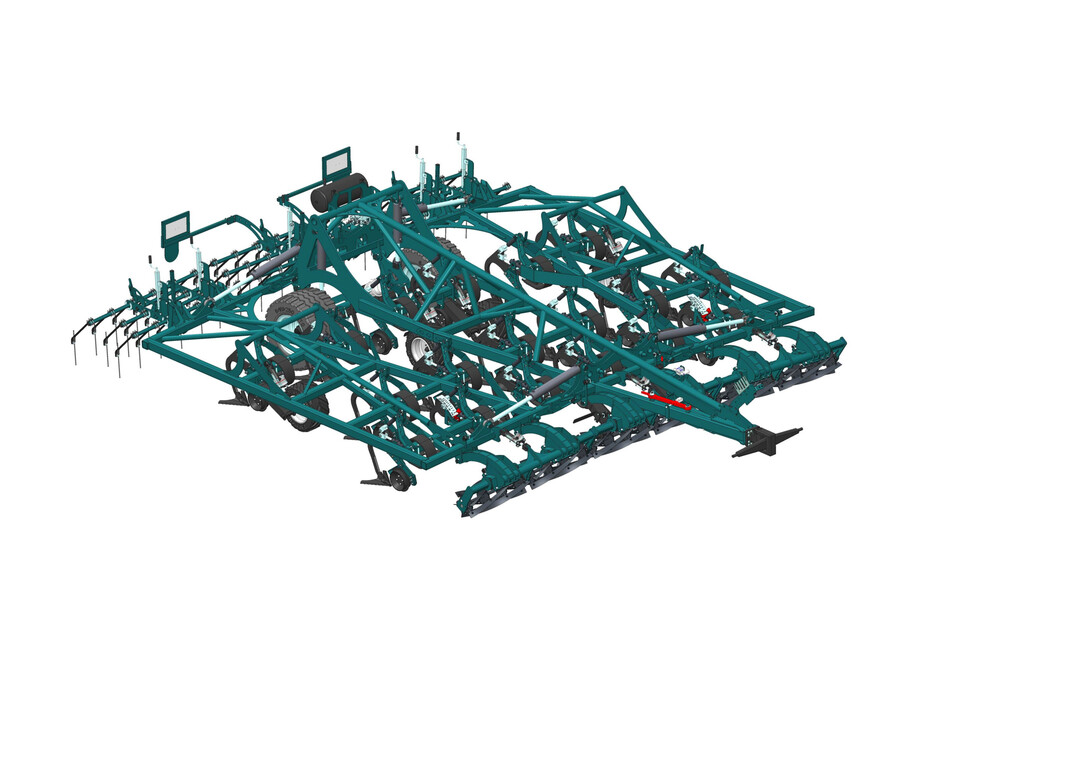 Der Flachgrubber ist modular aufgebaut.