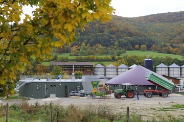 Biogasforschungsanlage der Universitt Hohenheim.