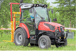 Sames neuer Schmalspurtraktor Frutteto CVT S mit stufenlosem Getriebe ist vor allem auf Komfort ausgelegt.
