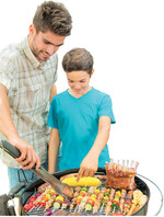 Der Grill ist jetzt wieder ein wichtiges Kochgerät.