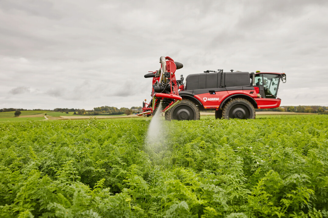 Spritzgestänge bis 55 Meter sind bei den neuen Selbstfahrern möglich.