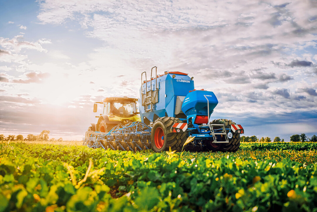 Verschiedene Reihenabst�nde von 45 bis 80 Zentimeter lassen sich einfach realisieren.