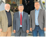 Die neue Verbandsspitze (v. l.): Norbert Schäfer, zweiter Stellvertreter, Vorsitzender Karl-Heinz Eckerlin und Edwin Schuster, erster Stellvertreter.