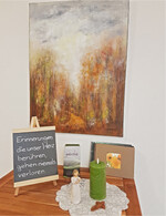 Schön dekorierte Plätze über das Haus verteilt wollen Bewohnern und Besuchern eine Wohlfühlatmosphäre vermitteln.