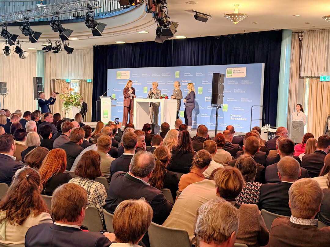 Talkrunde beim DBV-Neujahrsempfang: Die Vereinten Nationen haben 2026 zum internationalen Jahr der �Frauen in der Landwirtschaft� erkl�rt.