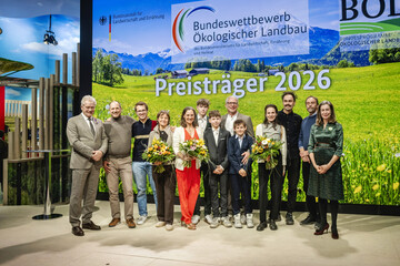 Alois Rainer, Bundesminister fuer Ernährung, Heimat und Landwirtschaft, aufgenommen im Rahmen seines Besuchs auf der Grünen Woche.