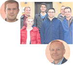 Die Macher von landwirtschaft-ja.de (v. l.): Jörg Ortmaier, Florian Laitenberger, Franziska Grötzinger, Christoph Glaser, Thomas Maikler, Christoph Wachendorfer, Robin Ilg; Prof. Dr. Andreas Schier.