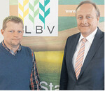 Neu im LBV-Vorstand: Präsident Joachim Rukwied freut sich über die einstimmige Wahl von Joachim Keller (links) aus Allmendingen.