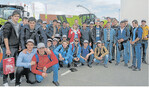 Die Praktikanten zu Gast bei Claas in Saulgau.