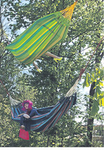 Hängematten vermitteln himmlisches Vergnügen".