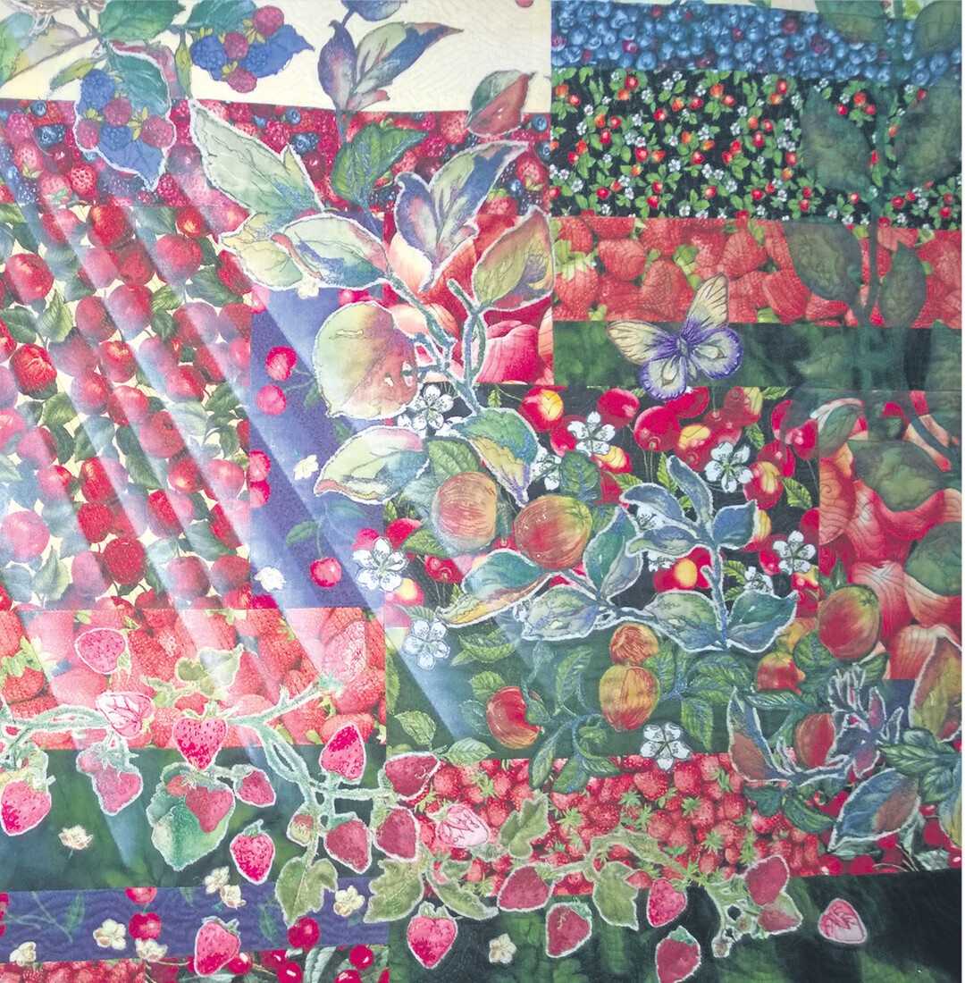 Dieser farbenfrohe Quilt war bei der diesjährigen Ausstellung der Nürtinger Patchworkgruppe in der Hochschule für Kunsttherapie zu bewundern. „Textile Sommerträume" lautet das Motto der Patchworkausstellung der Gruppe „Flickwerk im Fachwerk", die von 6. bis 21. Juni im Freilichtmuseum Wackershofen im Kreis Schwäbisch Hall zu sehen ist (Infos unter www.wackershofen.de).