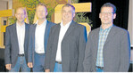 Vier der fünf neuen Vorstandsmitglieder in der Forstwirtschaftliche Vereinigung Schwarzwald e. G.: (v. l.). Frank Philipp; Joachim Prinzbach; Herbert Fehrenbach; Thomas Becherer.