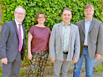 Der neue Vorstand des Betriebshilfsdienstes Pro Care (v. l.): Peter Schock, Margit Schröder, Achim Mattern und Thiemo Rühling.