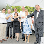 Im Anschluss an die Mitgliederversammlung in der Fellbacher Schwabenlandhalle wurden Ehrengäste und Delegierten zur Jubiläumsfeier des Landesbauernverbands (LBV) eingeladen.