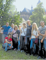 Die Haller Landjugendlichen beim Sommerausflug in den Harz.