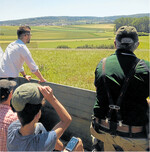 Eine Station der Felderrundfahrt war das Reaktivierungsgebiet der Altarmschlingen der Würm.