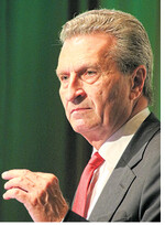 EU-Haushaltskommissar Günther Oettinger: Nur ein starkes Europa ist ausreichend handlungsfähig.