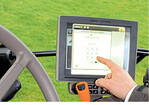 Über das John Deere Display lässt sich der PIN-Code für das Display und den Empfänger eingeben.