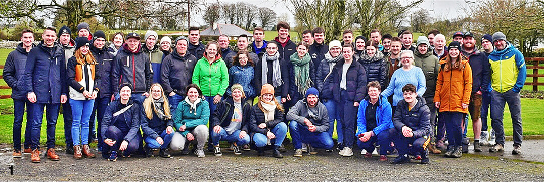 Die Teilnehmer der Agrarlehrfahrt nach Irland.