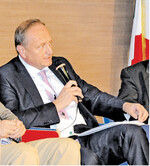 DBV-Präsident Joachim Rukwied bei einer Podiumsdiskussion beim Weltbauerntag vergangene Woche in Mailand.