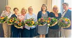 Das neu gewählte Präsidium des Deutschen LandFrauenverbandes (von links): Jutta Kuhles, Sibylle Klug, Ursula Braunewell, Petra Bentkämper, Juliane Vees, Christine Reitelshöfer und Elisabeth Brunkhorst.