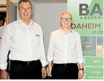Die beiden Vorstände Raimund Amann (l.) und Hubert Bröhm zeigten sich zufrieden mit der Geschäftsentwicklung der BAG.