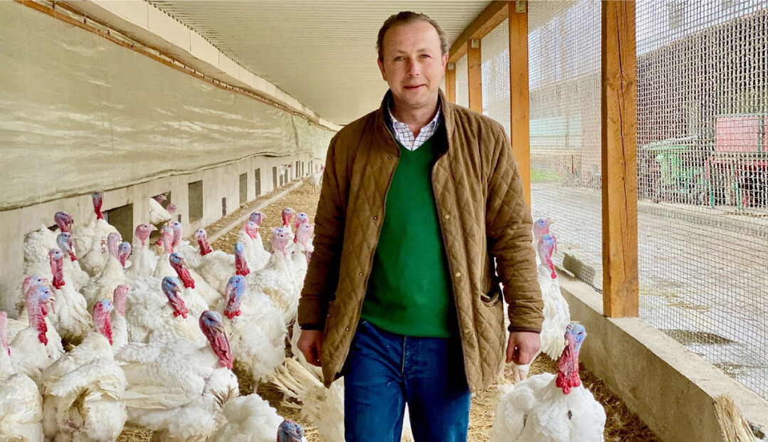 Landwirt Giso Eben von Racknitz betreibt Putenmast mit Tierwohl-Standard, fr Bioputen hat er derzeit noch keine Abnehmer.