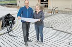 An der Um- und Anbaulösung für den Milchviehstall haben Eva und Gerhard Bullinger gemeinsam gearbeitet.