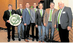 Vorstand des Maschinenrings (von links): Martin Kugler, Matthias Heid, Boris Bässler, Stefan Wieland, Christian Schwerdtle, Rainer Oexle sowie Geschäftsführer Friedrich Müller.
