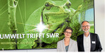 Sarah Weiss und Werner Eckert vom SWR stellten die Berichterstattung vor.