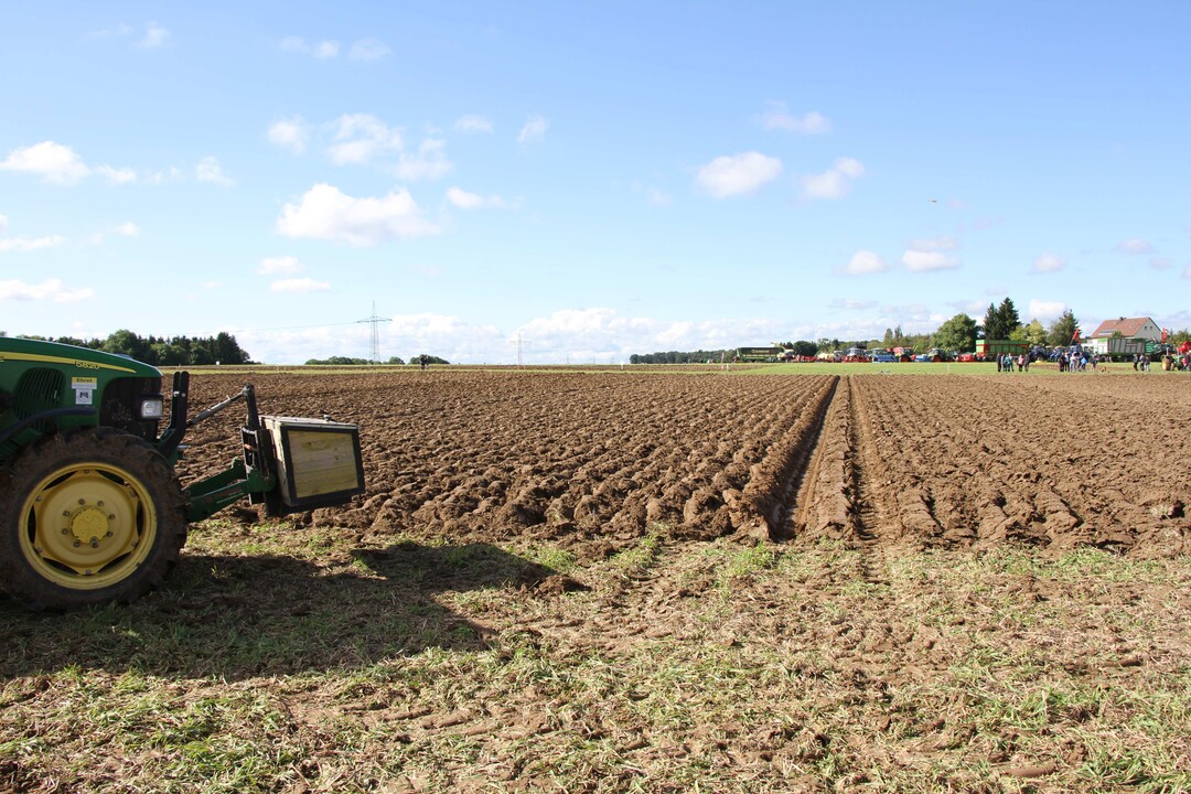 Der Drittplatzierte im Beetpfl�gen: Johannes Zeil