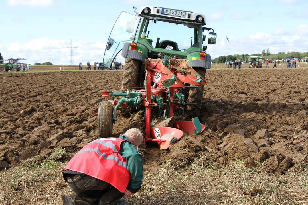Der Drittplatzierte im Drehpfl�gen: Stefan Oechsle
