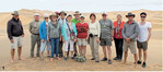 Die Teilnehmer der BWagrar-Leserreise in der Namibwüste.