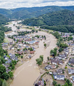 Im Ahrtal hat das Hochwasser 80 Prozent der Reben zerstört.