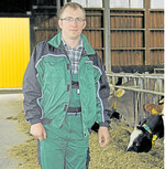Johannes Hopp hat die Investition in den geplanten neuen Stall für 500 Milchkühe wegen der niedrigen Erzeugerpreise zurück gestellt. „Wir machen uns da keinen Druck", sagt er.