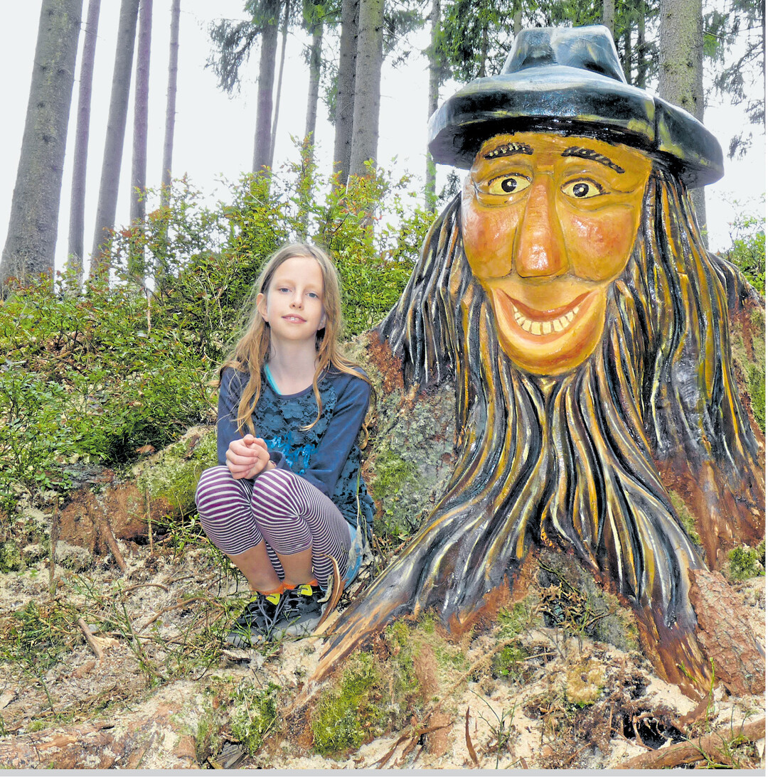 bild der woche „Schlühüwana", der Schlüchtsee-Hüsli-Wald-Naturpark in Grafenhausen im Südschwarzwald erwartet die Besucher mit einem „Park der tausend Augen", in dem alle Sinne angesprochen werden. Auf dem Rundweg begegnet man immer wieder phantasievoll gestalteten Holzfiguren, die ein Hobbykünstler aus Baumstümpfen entstehen ließ, www.naturpark-suedschwarzwald.de