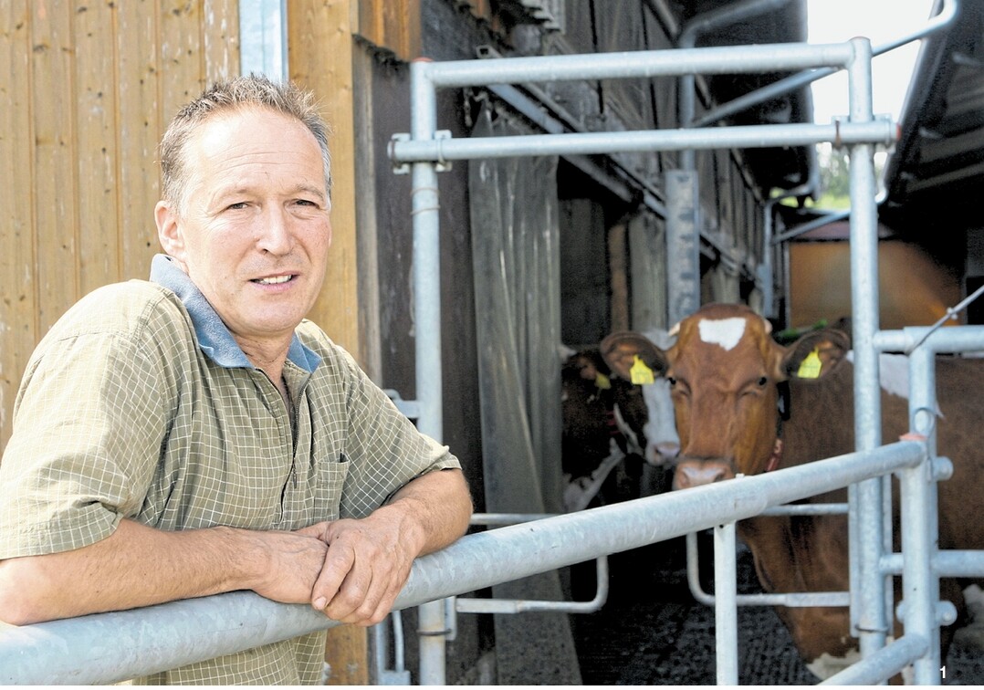 „ Weide lässt sich mit einem automatischen Melksystem durchaus kombinieren, nur die tägliche Weidezeit geht zurück", beobachtet Paul Sproll aus Ingoldingen-Grodt. Der Grund: Die Tiere gehen zeitversetzt auf die Weide, kommen aber – bedingt durch den Herdentrieb – meist gemeinsam in den Stall zurück.